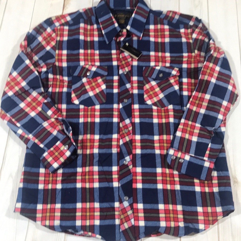 Lord Jim Plaid Button Down Shirt NWT